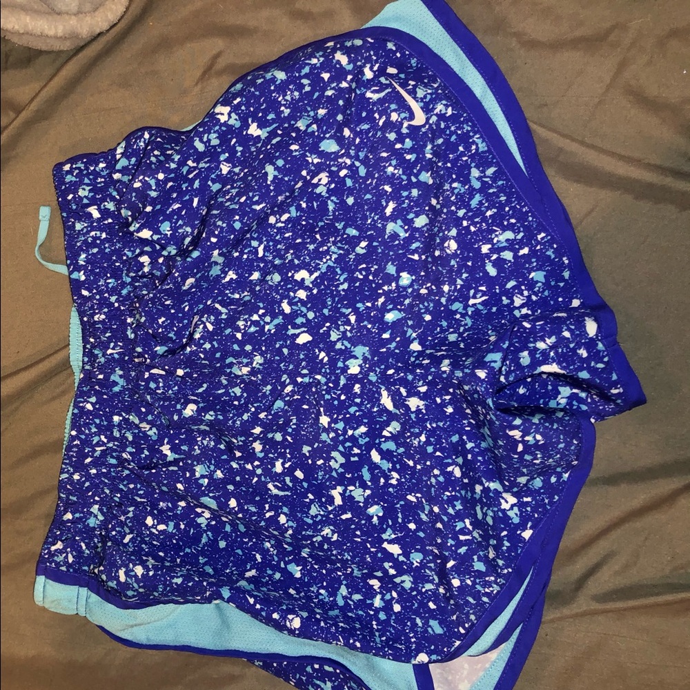 Blue nike shorts